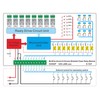 DIN Rail Mounting 8-Channel Multifunctional Bistable Relay Module