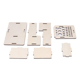 Leather Tools Storage Box Shelf Beech Leathers Craft Rack Stand Punch Tool Organizer for Sanding Rods