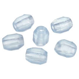 sourcing map Kitchen Sink Rack Feet 4mm ID x 13mm OD PVC Sink Replacement Feet for Protective Sink Grid, Clear Pack of 20