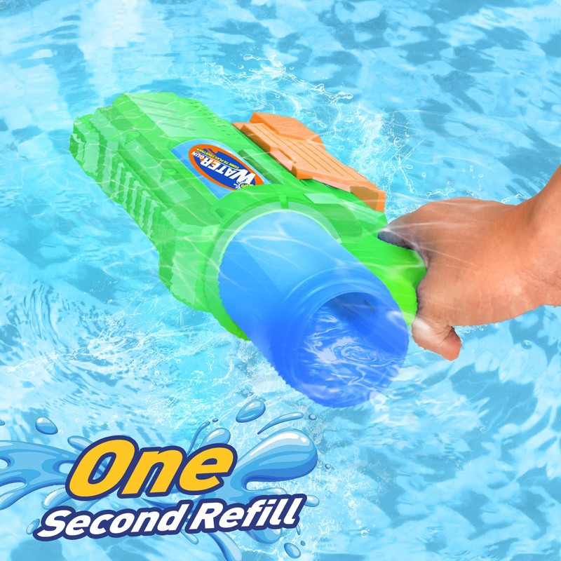 Super Water Gun for Kids Adults: 2 Pack - 1200CC