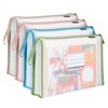 4 Pack A4 Plastic File Folder Poly Envelopes Expanding File