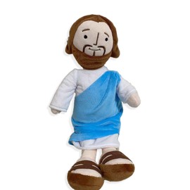 1 x Jesus Cuddly Toy Jesus Plush My Friend Jesus Plush Figure Christ Religious Savior Jesus Plush Doll My Friend Jesus Plush Jesus Plush Figure Jesus Cuddly Toy Jesus Plush Toy Jesus Plush (Blue)