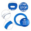 TOMALL Aluminum Engine Start Stop Push Button Cover Trim Compatible