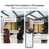 iTour Z50S Translation Earbuds Real Time, Bidirection Simultaneous Translator Earbuds