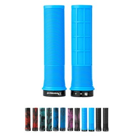 Bike Grips for Bicycle Handlebar – Comfortable Bicycle Handle Lock-on Grips for Mountain Bike, BMX, Available in Multiple Vibrant Color Options (Sky Blue)