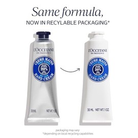 L’OCCITANE Shea Butter Hand Cream: Nourishes Very Dry Hands, Protects Skin, With 20% Organic Shea Butter, Vegan