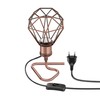ledscom.de RETRA Table Lamp Switch Matte Bronze E27 Socket Cage