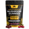 Mushroom Gummies 4000mg – 12 Functional Mushroom Complex with Lions