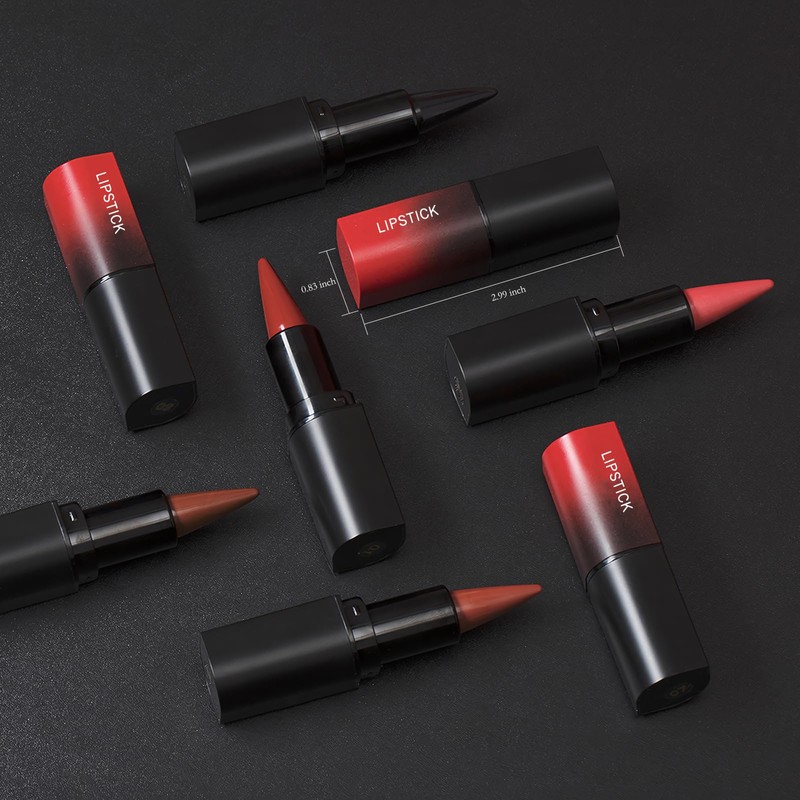 Wugbc Dark Brown Lip Liner Pencil 2 in 1 Matte