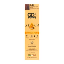 GD3 Tinte en Crema Permanente 7.44 Rubio Medio Cobrizo Intenso 100Ml