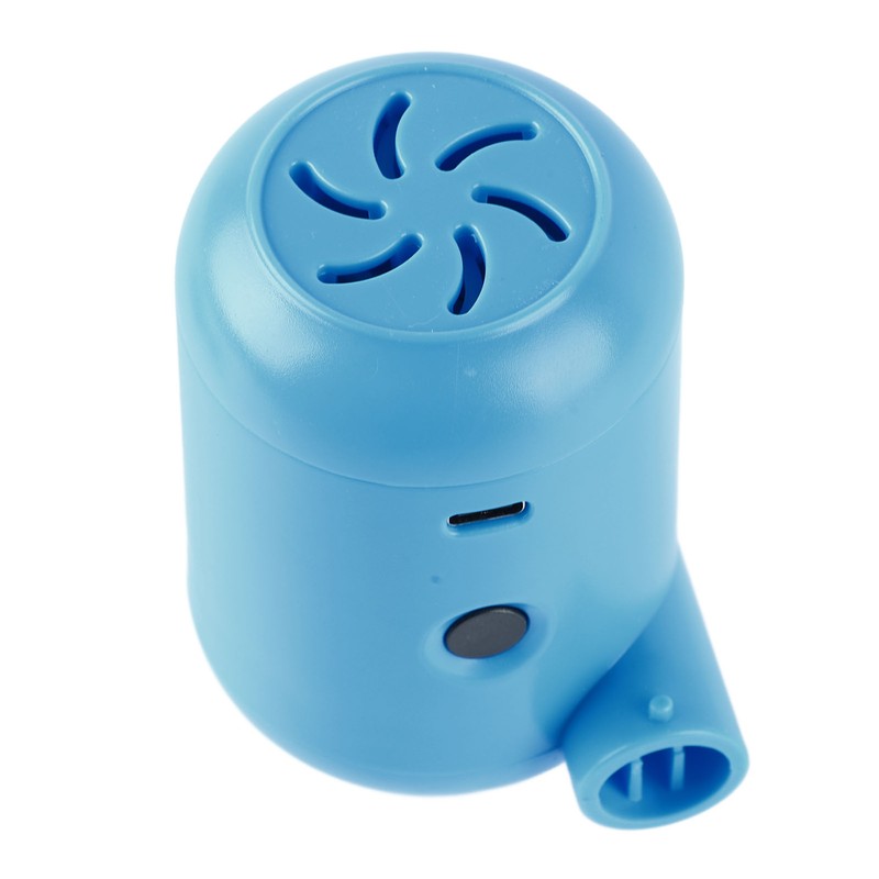 Electric Air Pump Portable Blue Inflator Deflator Pump Perfect for