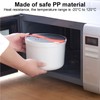 Household Microwave Oven Rice Cooker 2-Layer Rice Steamer High Temperature