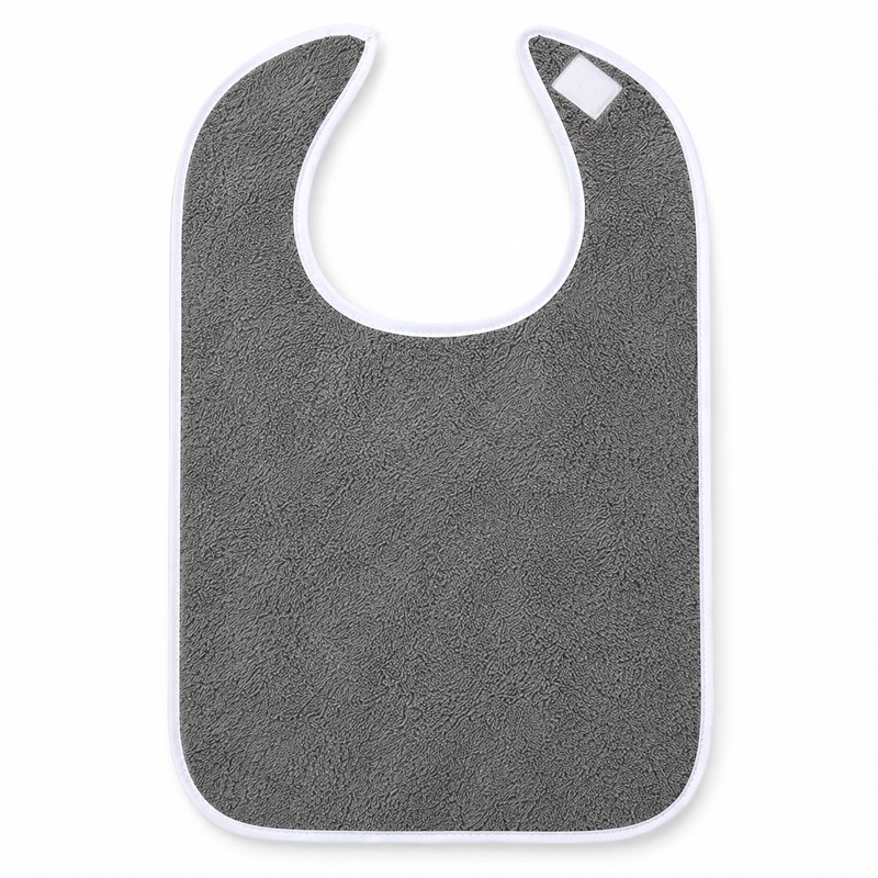 2 Pcs Adult Bibs for Eating – Large Terry Cloth