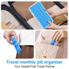 Zoksi Monthly Pill Organizer 1 Times a Day, 30 Day