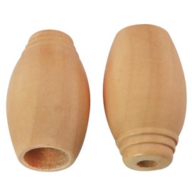 ZZLZX 12PCS Olive Drawstring Wooden Pendant Window Cord Tassel Wooden Pendant Curtains Log Color Roman Cord Cord Knobs Bamboo Curtains Accessories for Drawstring Cord Sleeve 0.2 inch Cord