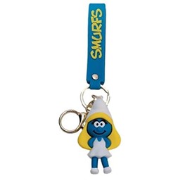 TCB Creations Smurfettes Character Cartoon 3D Silicone Charm Keychain Keyring