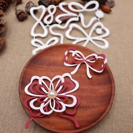Line Bow Die Cuts for Card Making Bowknot Metal Cutting Dies for Paper Scrapbooking DIY Embossing Decor Crafts