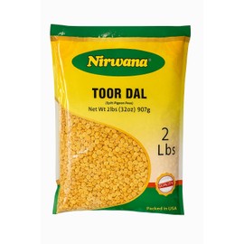 Split Pigeon Peas (Toor Dal) – Premium Dry Yellow Lentils for Curries, Soups & Everyday Cooking 32 oz