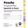 PoolRx+ Mineral Algaecide 4-Unit Pack, up to 6-Month Algae Control,