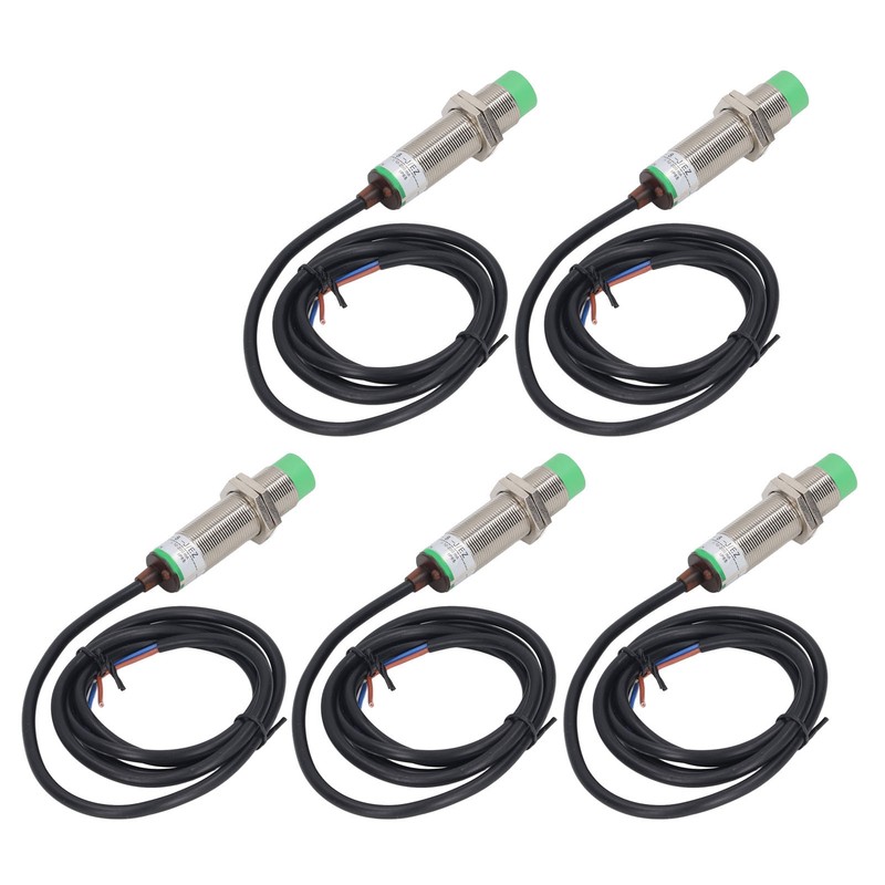 5Pcs Proximity Switch 2 Wire Normally Open 68Hz Response Frequency