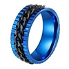 Udolfly Mens Fidget Rings Anxiety Rings for Men Womens Chain