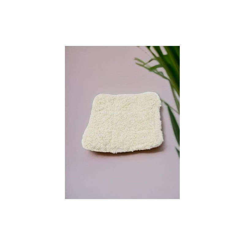 Reusable Cotton Terry Wipes - Pack of 4 - White