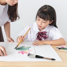 SEWACC Chinese Calligraphy Brush Traditional Painting Brush Chinese Writing Maobi Drawing Brushes Watercolor Ink Brush Sumi Brush Pen for Art Drawing Supplies