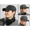 Men's Winter Warm Wool Woolen Tweed Peaked Baseball Cap Hat