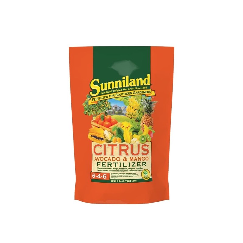 SUNNILAND 120236 Citrus, Avocado and Mango Fertilizer, 5 lb
