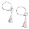 YZSZ Pack of 2 Boho Curtain Holdbacks Cotton Rope Curtain