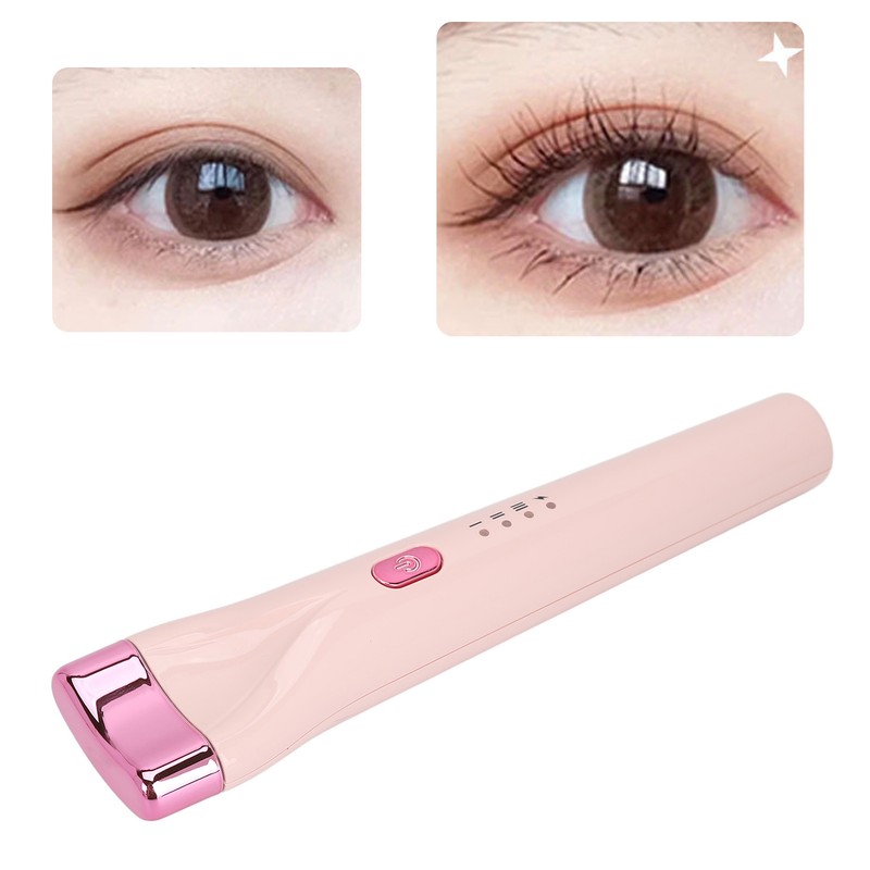 360 Degrees Push Heated Eyelash Curler Long Lasting 3 Temperature