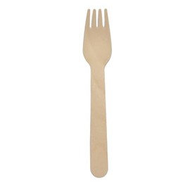 Responsible Products Wooden Forks, 100% All Natural Birch Wood, Extra Strength, Plastic-Free, Made Without PFAS, Natural Brown (2000 Count)