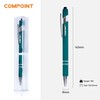 COMPOINT Slim Screen Touch Stylus, 2-in-1 Ink Ballpoint Ball Pen,