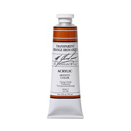 M. Graham 2-Ounce Tube Acrylic Paint, Transparent Orange Iron Oxide by M. Graham & Co.