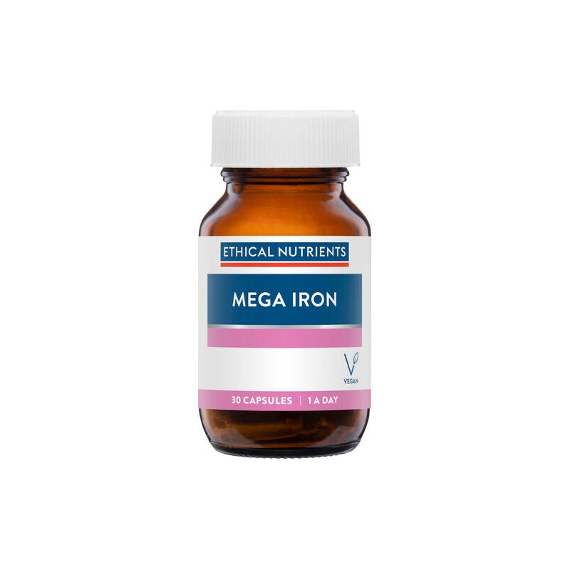 Ethical Nutrients Megazorb Mega Iron With Activated B's 30 Caps