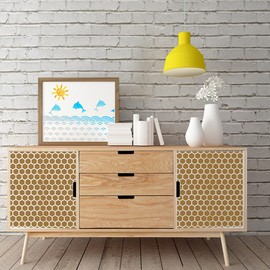 OOTSR 16Pcs Craft Stencils Templates Reusable, Painting Drawing Stencil Templates Plastic Painting Stencils Art Craft Stencil for Painting on Wood, Floor, Furniture Wall Home Decor, 15x15cm