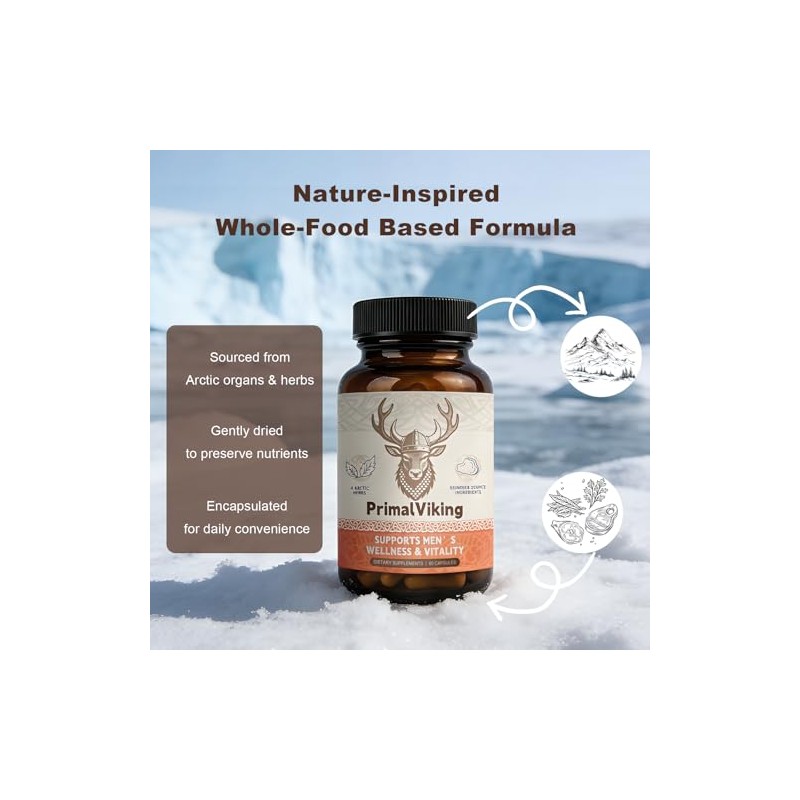 Vitality Supplement – Arctic Herb & Reindeer Organ Blend ，Daily