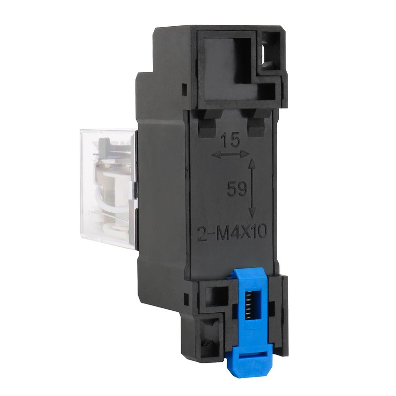 Weasch Electromagnetic Power Relay, JQX-13FL, AC 12V Coil, DPDT, 10A