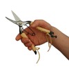 7 inches Fri stop leather-wrapped TS131 MikiKajiya village pruning shears