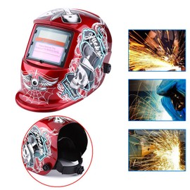 lyrlody Automatic Welding Helmet with Wider Cover, V-IR Filter Welding, Electrodes Welding and Cutting Welding Helmet Welding Mask