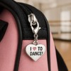 Sportybella Dance Clip-On Charm with Love Dance Card – Heart-Shaped