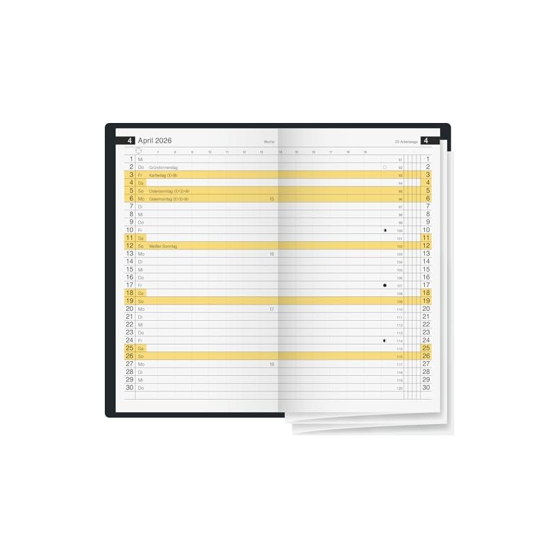 rido/idé Pocket Calendar Model Mini Planner D 15 2026 |