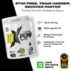 10X Athletic Non Stim Pre Workout No Caffeine Beta Alanine