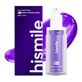 Hismile - Corrector De Color V34, Blanqueamiento De Dientes Morado, Eliminación De Manchas De Dientes