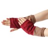 Kinuya SO5795 Arm Warmers Inner Silk Double Weave Wool, Maden