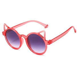 SECALIFE Children's Sunglasses Kids Sunglasses with UV400 Protection Girl's Sunglasses Kids Sunglasses Kids Party Sunglasses, Red