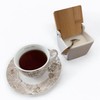 Ceramic Salt Jar with Bamboo Lid Square 8.8 x 8.8