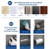 Stainless Steel Black Paper Towel Rack Wall Mount Self Adhesive