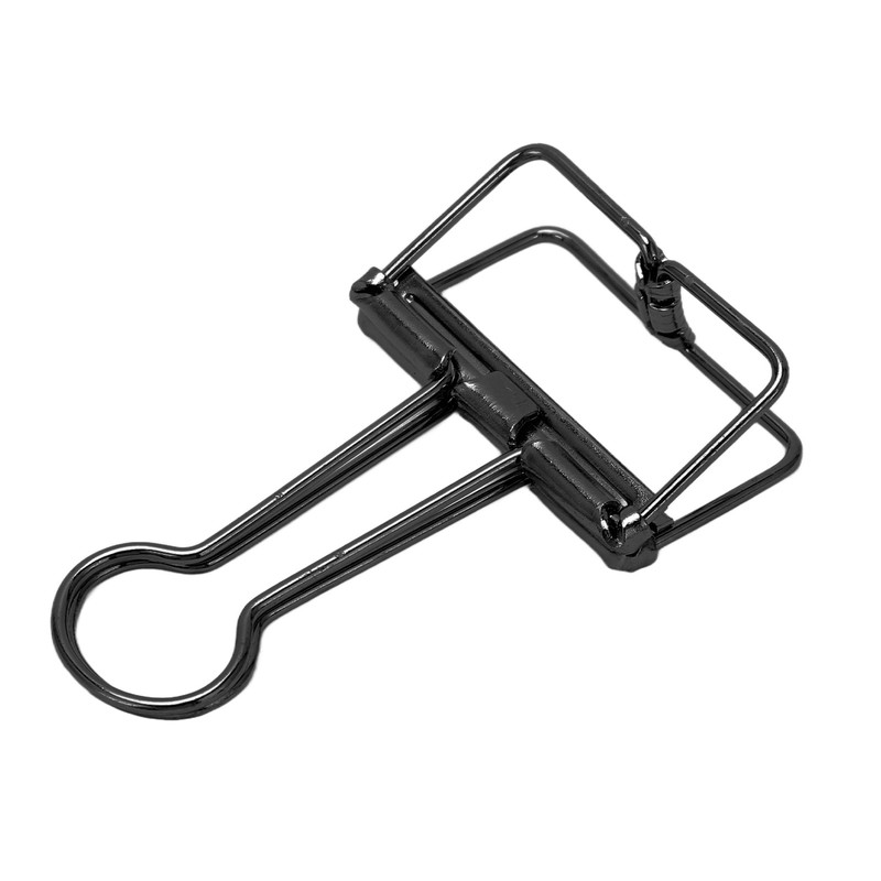 50Pcs Hollow Binder Clips Metal Paper Binder Clips for Documents