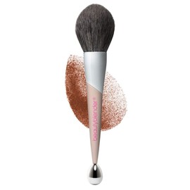 beautyblender Big Boss Double-Sided Powder Brush for Setting Powder, Pressed Powder, Bronzer, and More, with Cooling Anti-Puff Face Roller to Soothe Skin